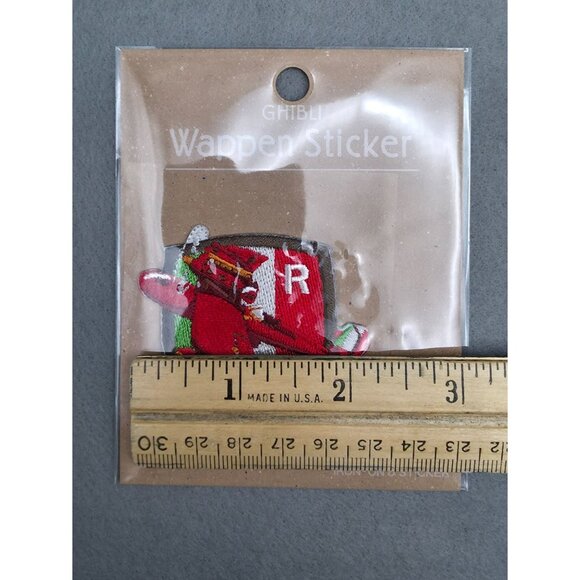 Ghibli Park Porco Rosso Savoia S.21 Seaplane Embroidered Iron-On Sticker Patch - Picture 4 of 5